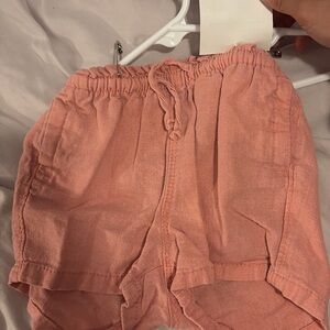 Old Navy Kids Shorts in Pink and Tan Stripe (2 pair)